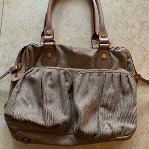 MZ Wallace Baby Jane in distressed canvas